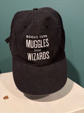Harry Potter KC caps Black Hat with White Label Detailing
